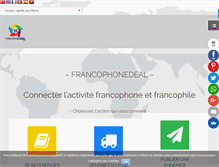 Tablet Screenshot of francophonedeal.com